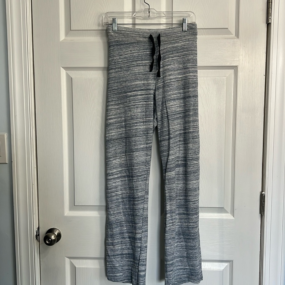 Hanes French Terry Pants, Women's size XXL, Navy space dye pattern